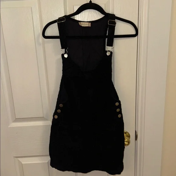 Altar'd State Black Corduroy Dress - Picture 2 of 4